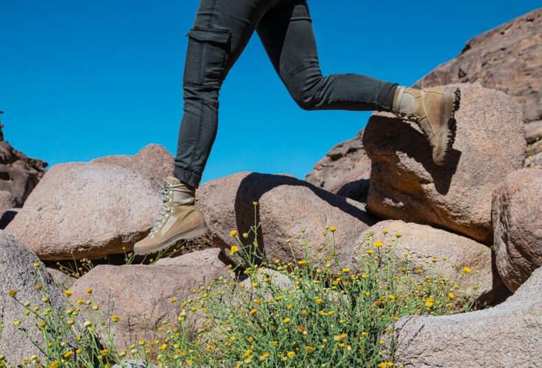Hiking footwear for outdoor trails